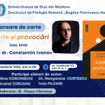 Lansarea volumului „Limite și provocări”, autor: dr. Constantin Ivanov