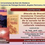 Conferința „Dincolo de Dracula: inventarea Transilvaniei în imaginarul occidental. De la sursele lui Bram Stoker la răspunsurile culturale românești”