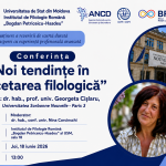 Conferința „Noi tendințe în cercetarea filologică”